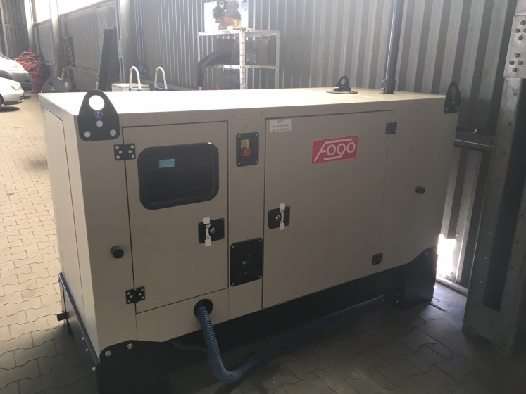 Agregat prądotwórczy FOGO 40 kVA w obudowie wyciszonej – Multistal & Lohmann, Poznań