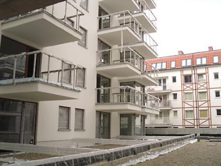 Budynki od strony dziedzińca – Apartamenty przy Kościelnej