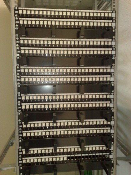 Panele krosowe 3M Volition w szafie rack – REMES, Opalenica
